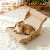 C-type all inclusive sisal cat lounge chair - integrated aesthetic, a natural decompression and relaxation place for cats